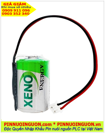 XENO XL-050F; Pin nuôi nguồn XENO XL-050F lithium 3.6v 1/2AA 1200mAh _Xuất xứ Hàn Quốc